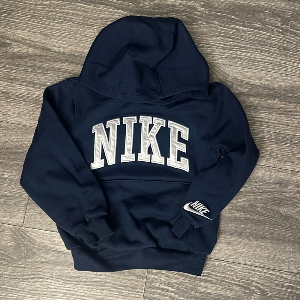 NIKE - Hoodie - Navy - EXCELLENT SHAPE - XS